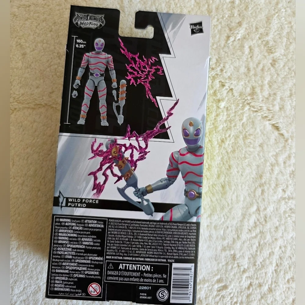 New Power Rangers Lightning Collection Wild Force Putrid 6-inch Action Figure